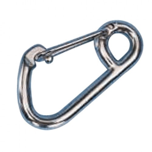 AISI316 Stainless Steel Snap Hook with Wire Closure and Eye